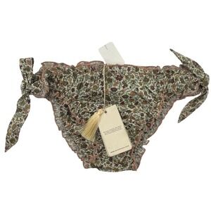 DOEN Womens Swim Bikini Bottom Floral Liberty Fabric Multicolor Cotton XL
